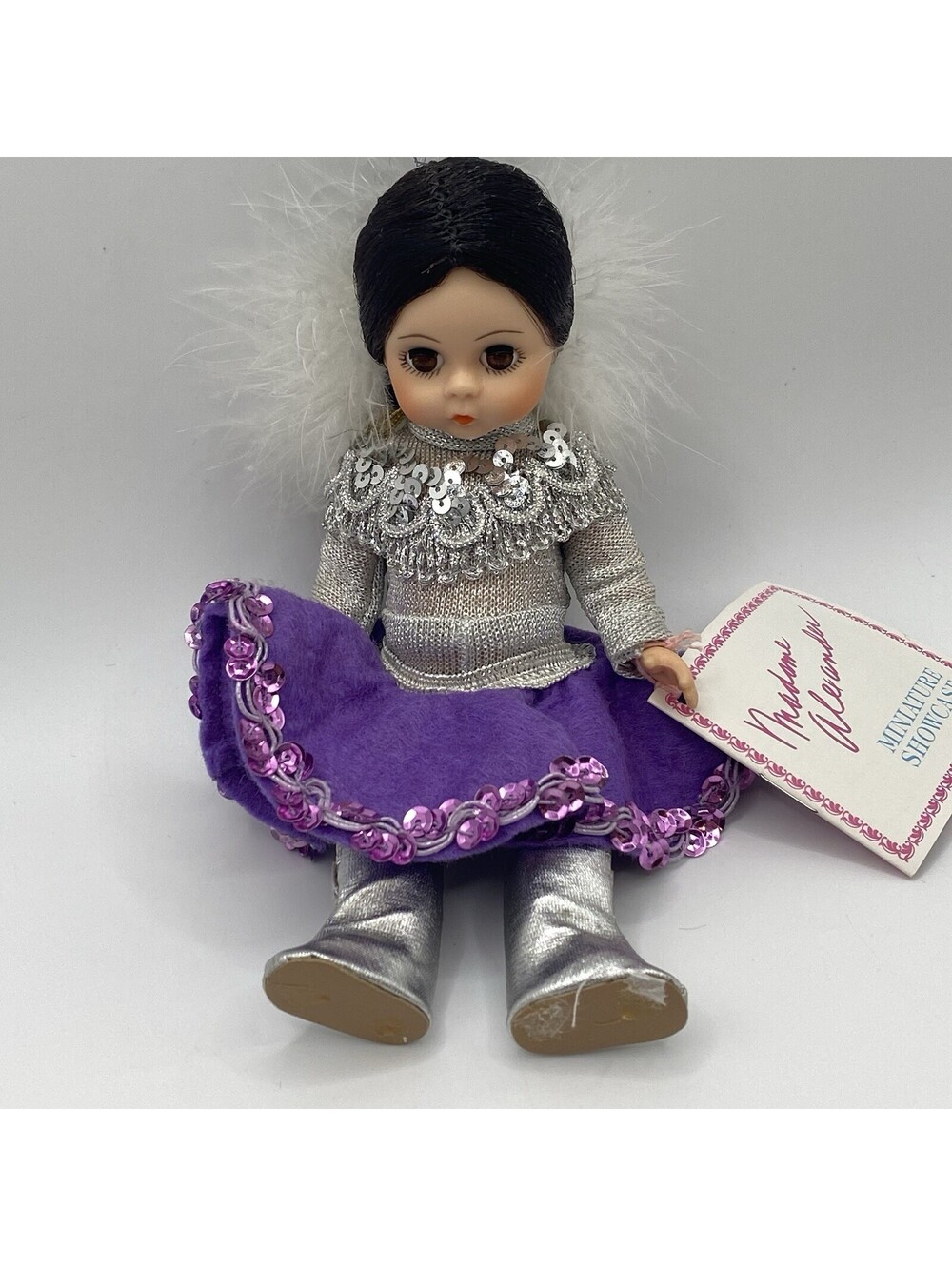 8” Madame Alexander Ice Skater Purple Dress